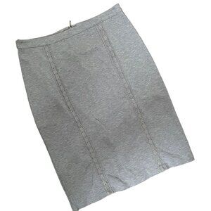 Downeast gray skirt business casual style knee length pencil skirt comfortable